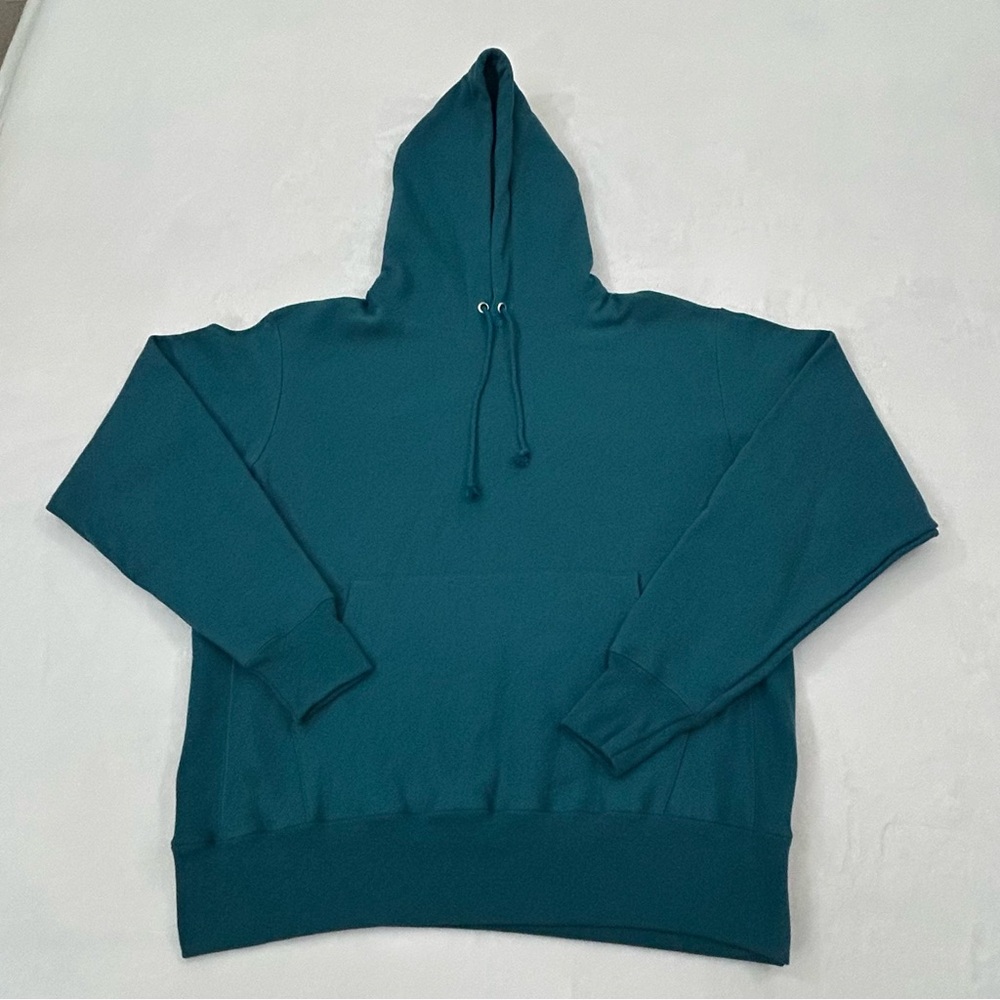 Champion Life Reverse Weave Teal Heavyweight Pullover Hoodie Sweatshirt Men’s L - Picture 9 of 12